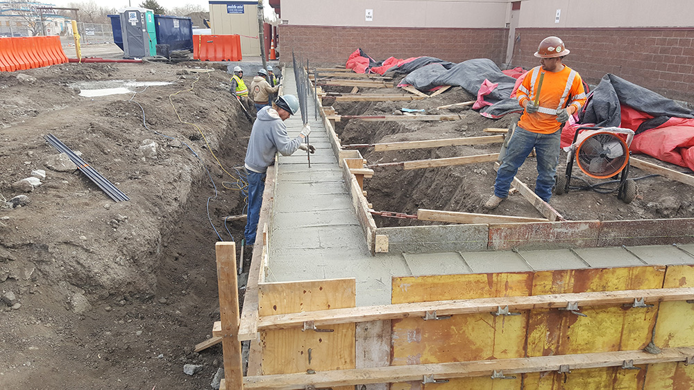 Denver Concrete Contractor Commercial Building Footing