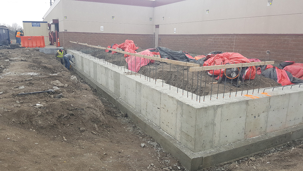 Denver Concrete Contractor Commercial Building Footing