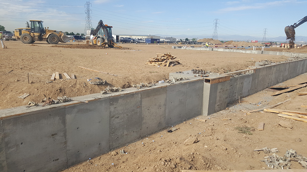 Colorado Commercial Concrete Contractor - Foundations, Footings and Forms